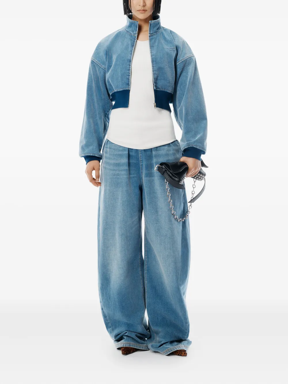 Alexander Wang elasticated-waist drawstring track pants | Sweatpants | Image 2