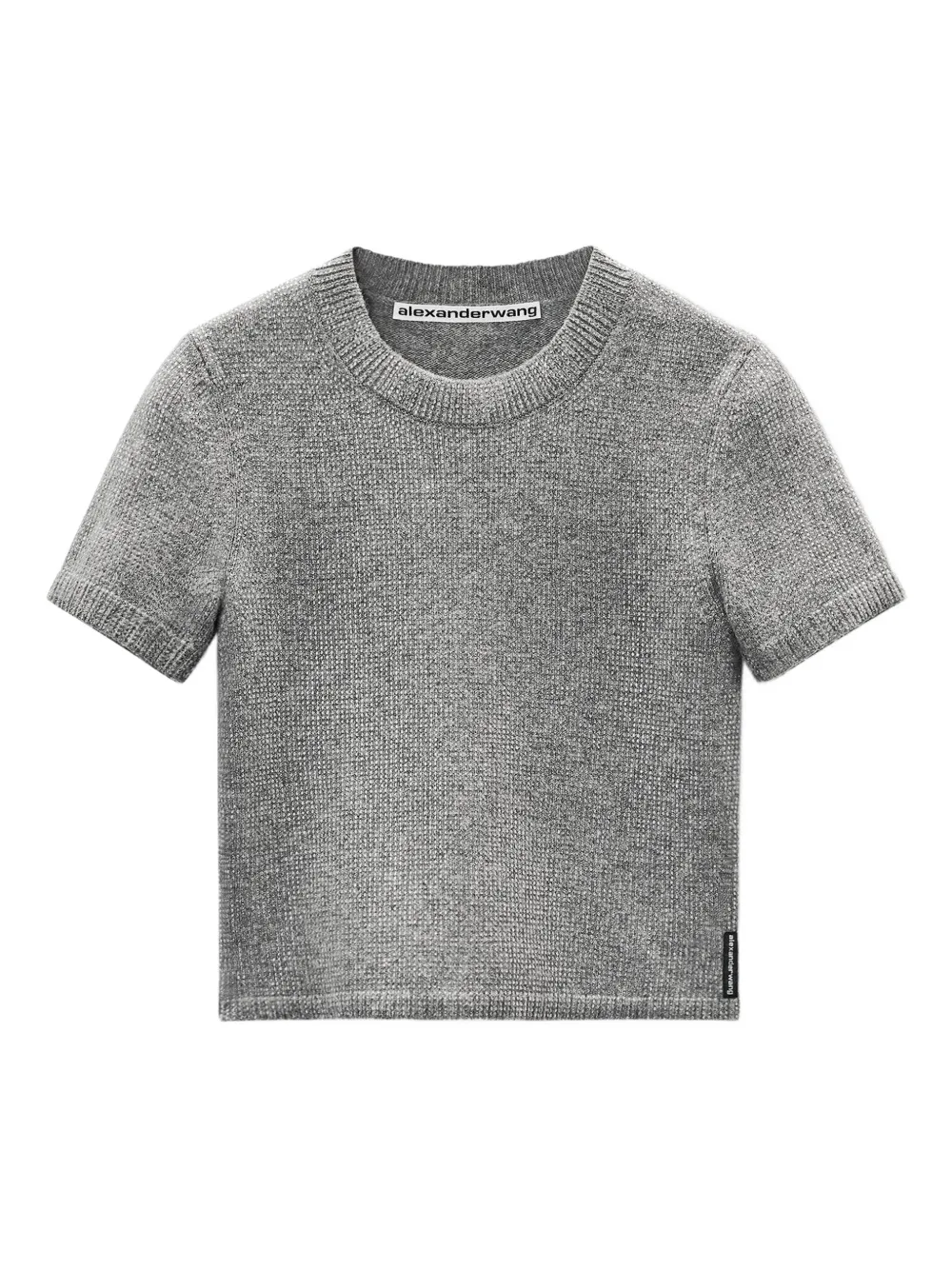 Alexander Wang embellished crew-neck t-shirt | Grey | Image 1