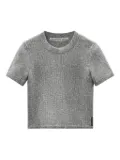 Alexander Wang embellished crew-neck t-shirt - Grey
