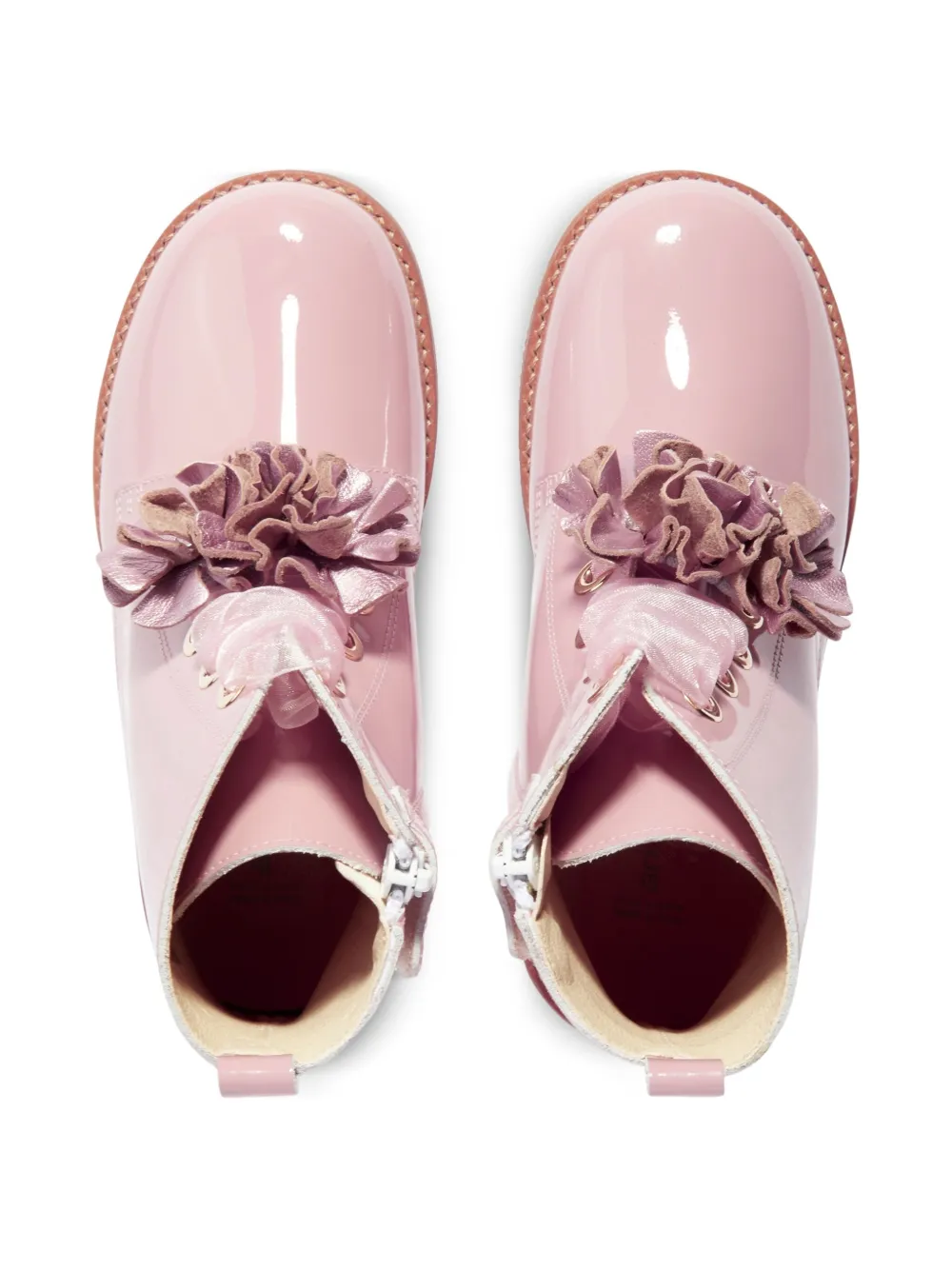 ANDANINES Veterlaarzen met ruches Roze