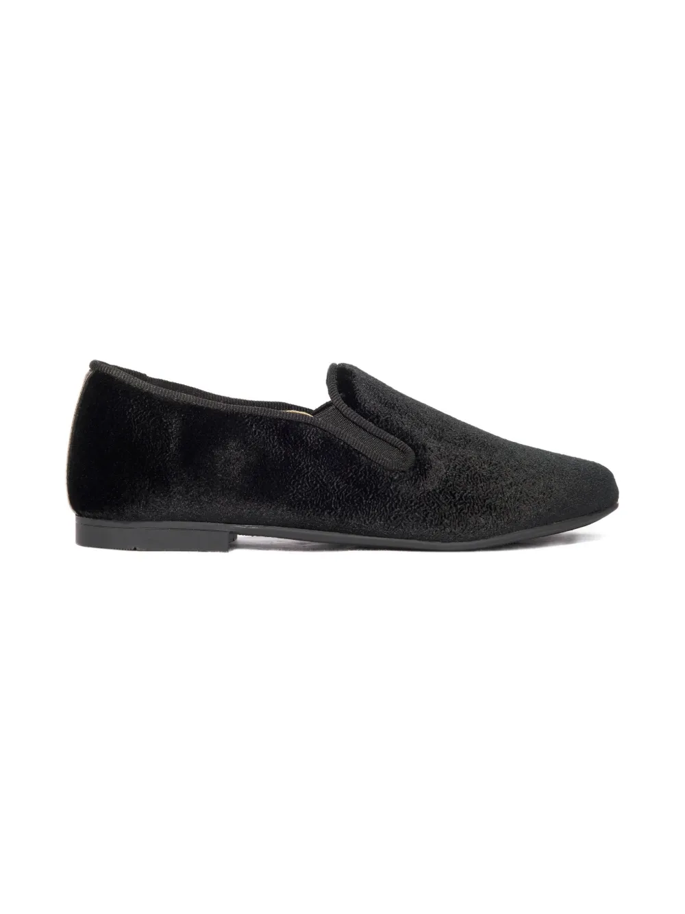 ANDANINES Fluwelen slip-on loafers Zwart