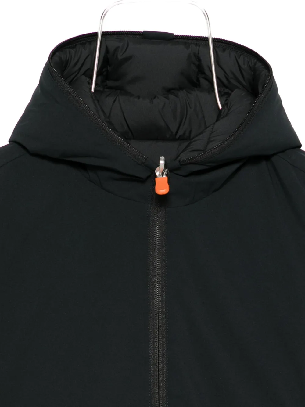 Save The Duck Logo-appliqué Padded Jacket In Black