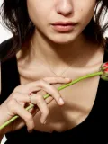 SOFIA ZAKIA 14K yellow gold Termina ruby diamond ring