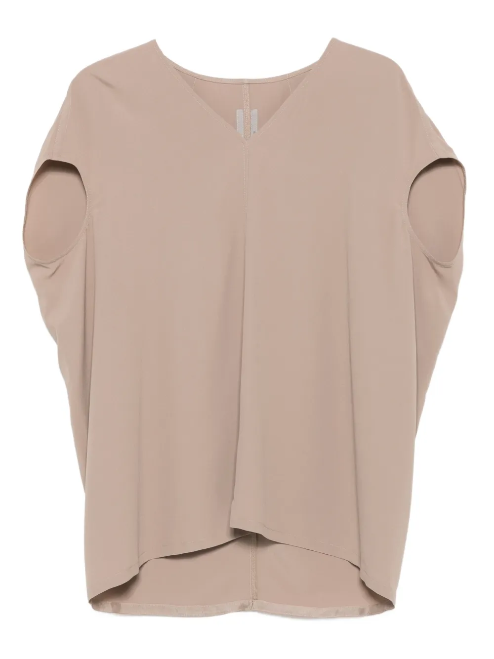 Rick Owens V-neck armhole top Bruin
