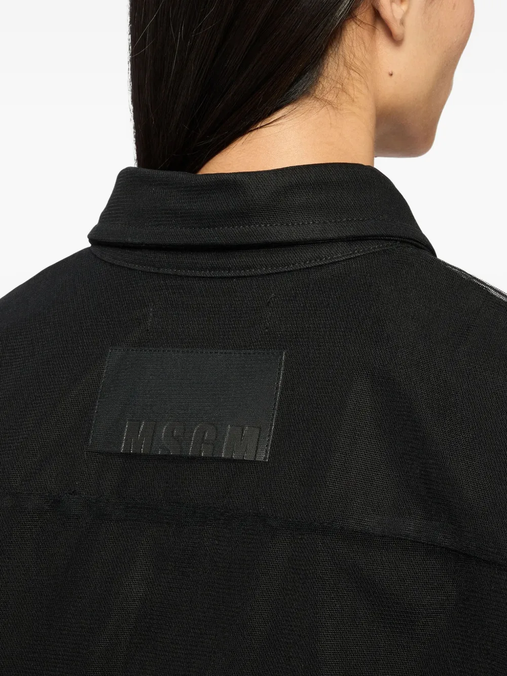 MSGM Blouse met lange mouwen Zwart