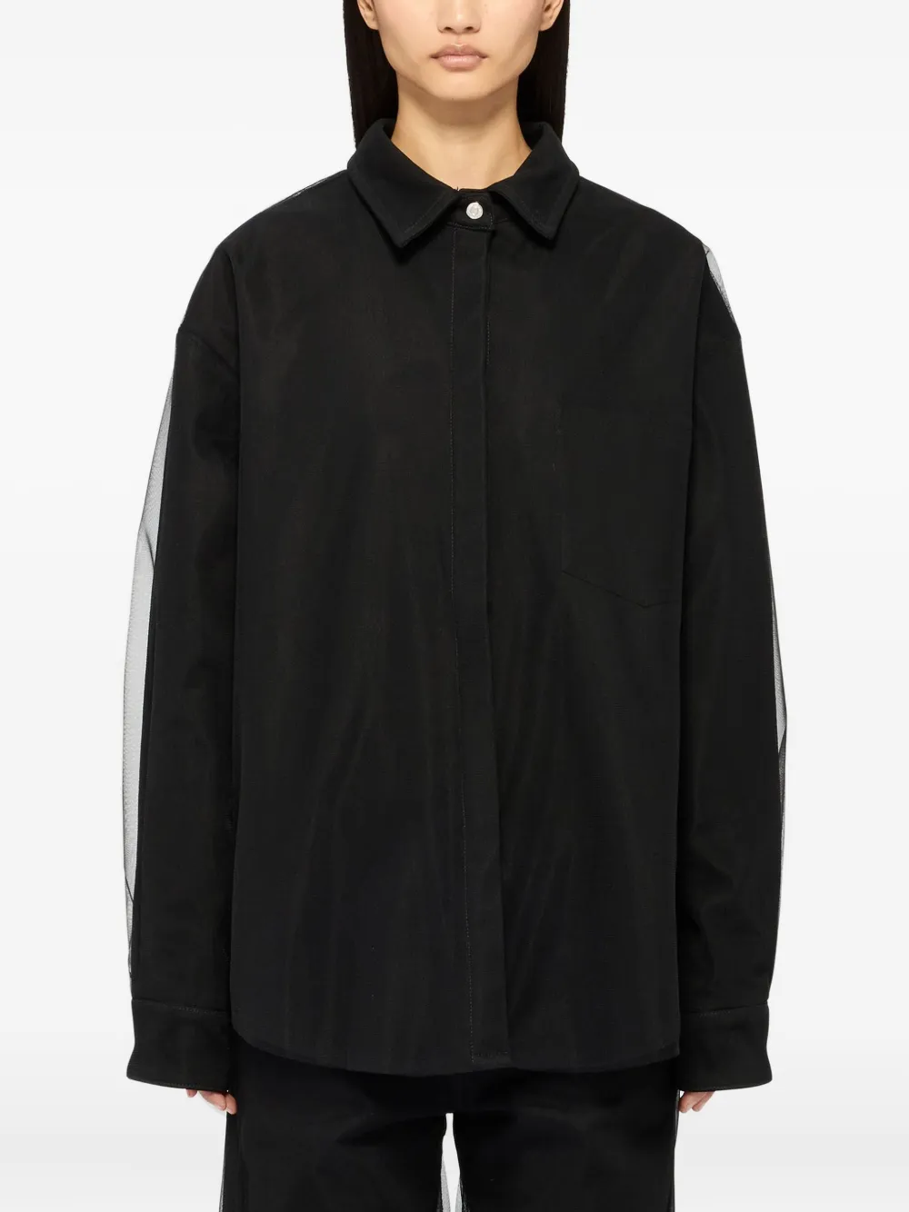 MSGM Blouse met lange mouwen Zwart