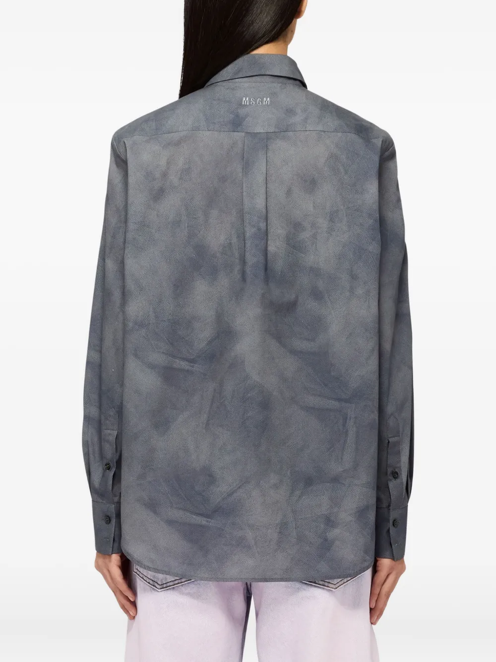MSGM Blouse met bloemenprint Grijs