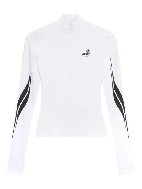 MSGM zip-fastening top