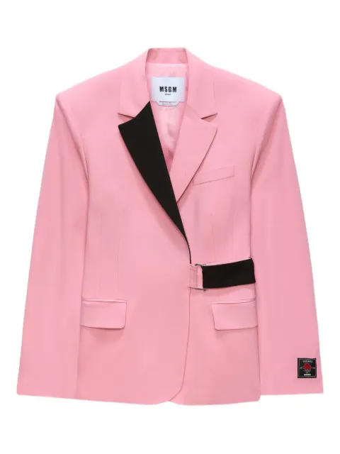 MSGM belted blazer
