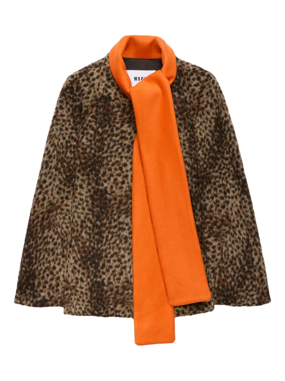 Msgm Coats Brown In Brown