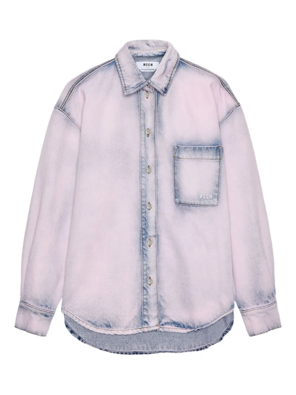 MSGM button shirt | Pink | Image 1