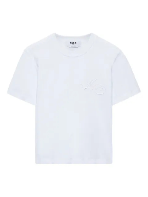 MSGM playera con logo bordado