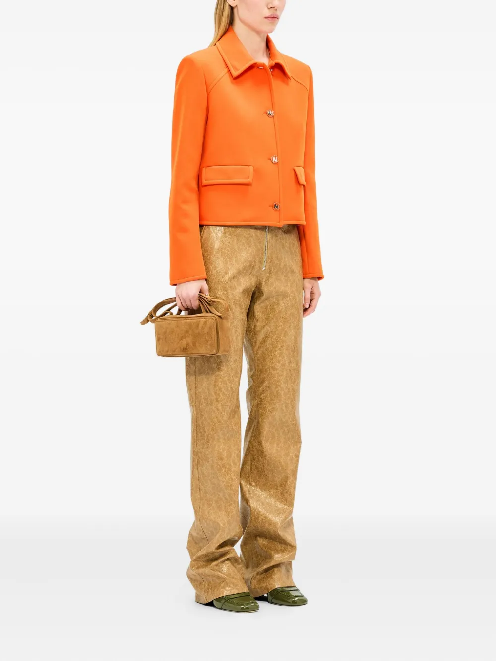 MSGM cropped fitted jacket | Fitted Jackets | Image 2
