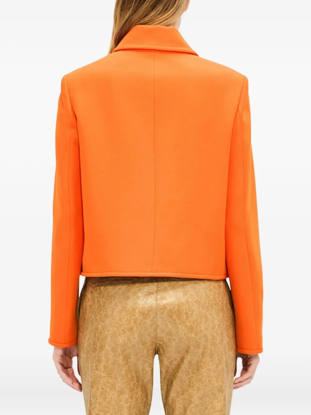 MSGM Cropped jack Oranje