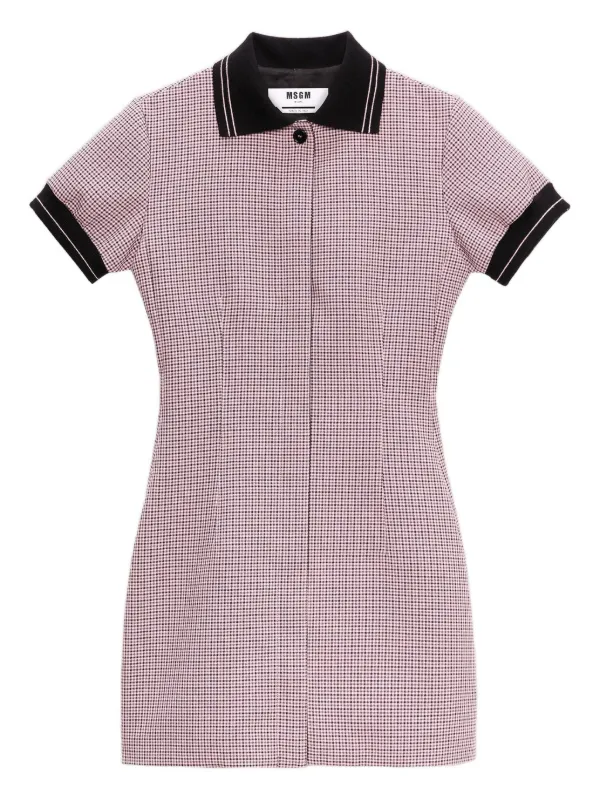 msgm dress pink Pink satin long dress with lace inserts
