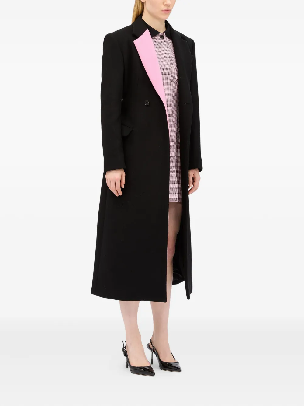 MSGM Geruite mini-jurk Roze