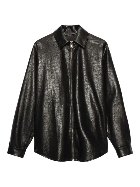 MSGM zip-up collared coat