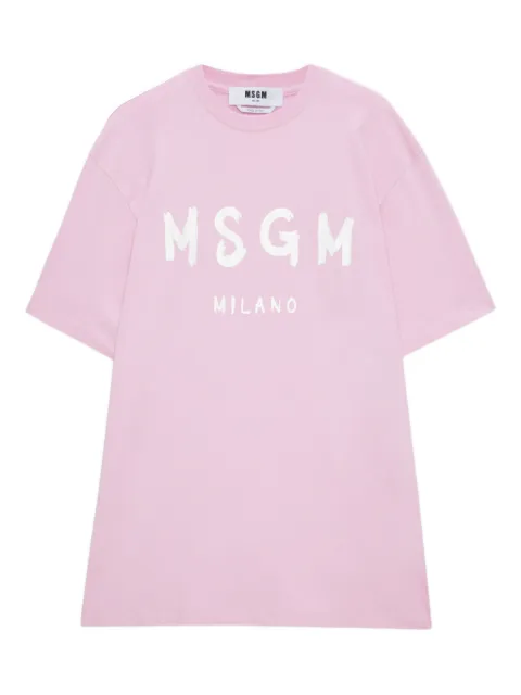 MSGM logo-print dress