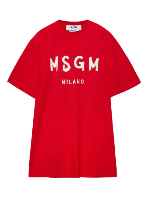 MSGM short-sleeve crew-neck T-shirt dress