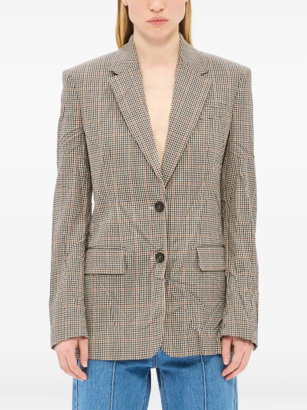 MSGM チェック ジャケット | ニュートラル | FARFETCH JP