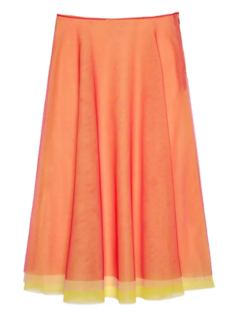 MSGM layered tulle midi skirt
