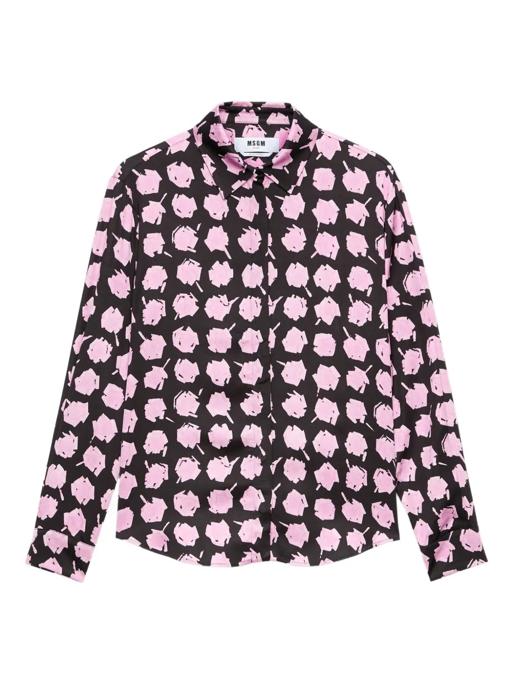 MSGM camisa con estampado floral | marrón | Image 1