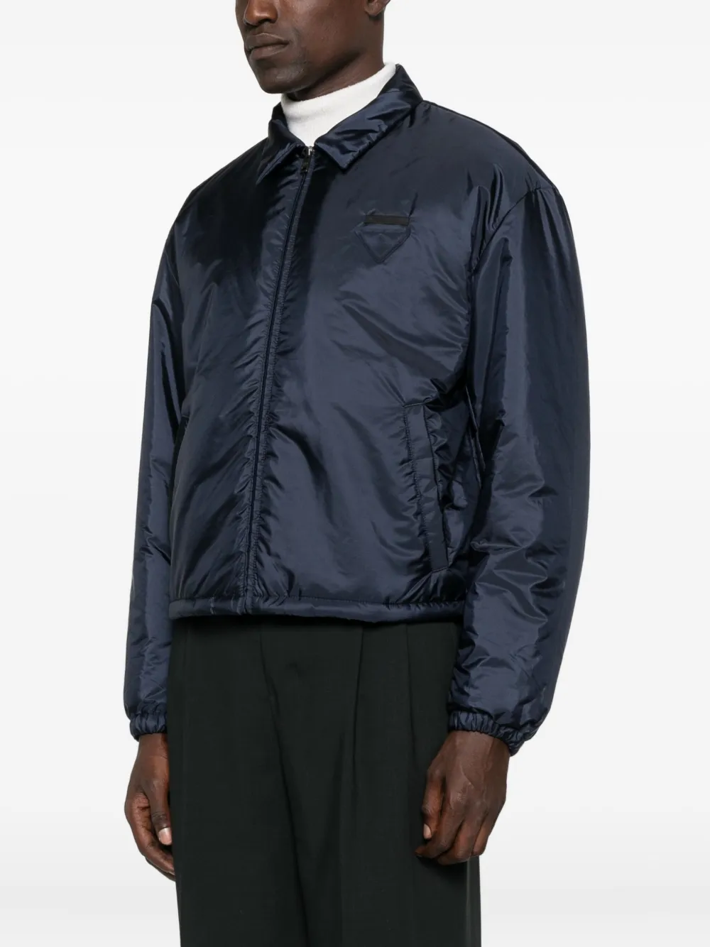 Prada Fleece jack Blauw