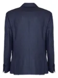 Lardini herringbone two-button blazer - Blue