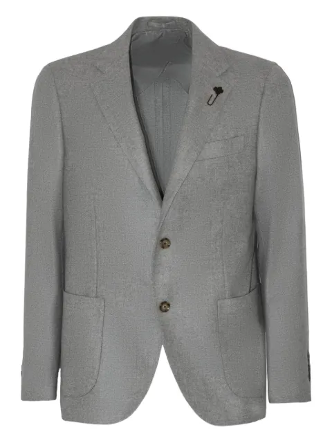 Lardini brooch-detail cashmere blazer