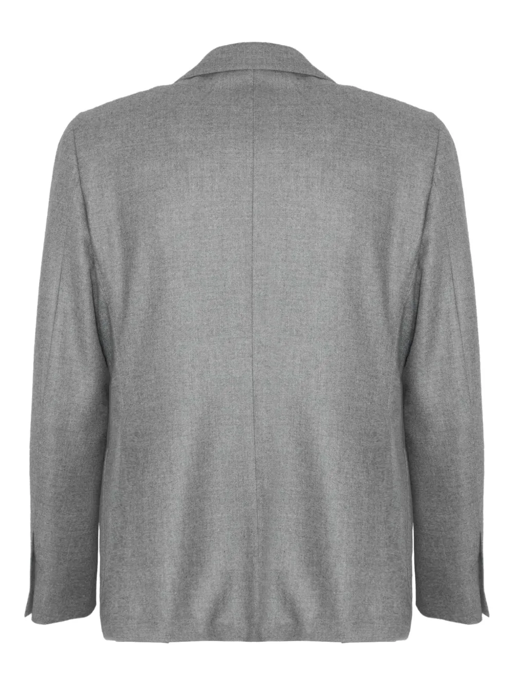 Lardini brooch-detail cashmere blazer Grijs