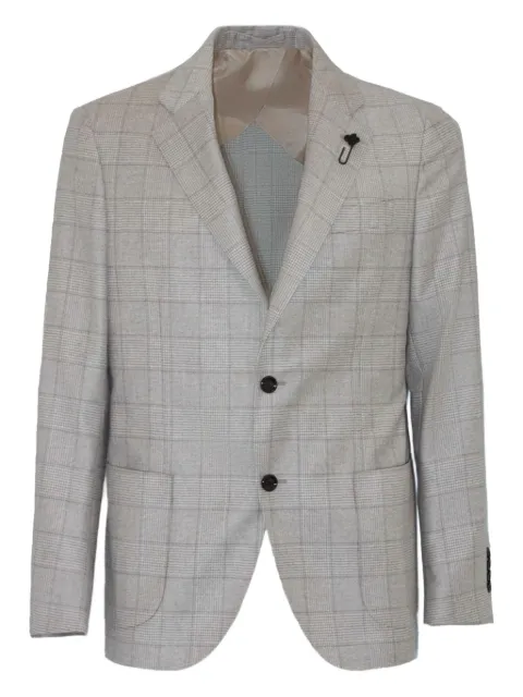 Lardini Prince-of-Wales-check blazer
