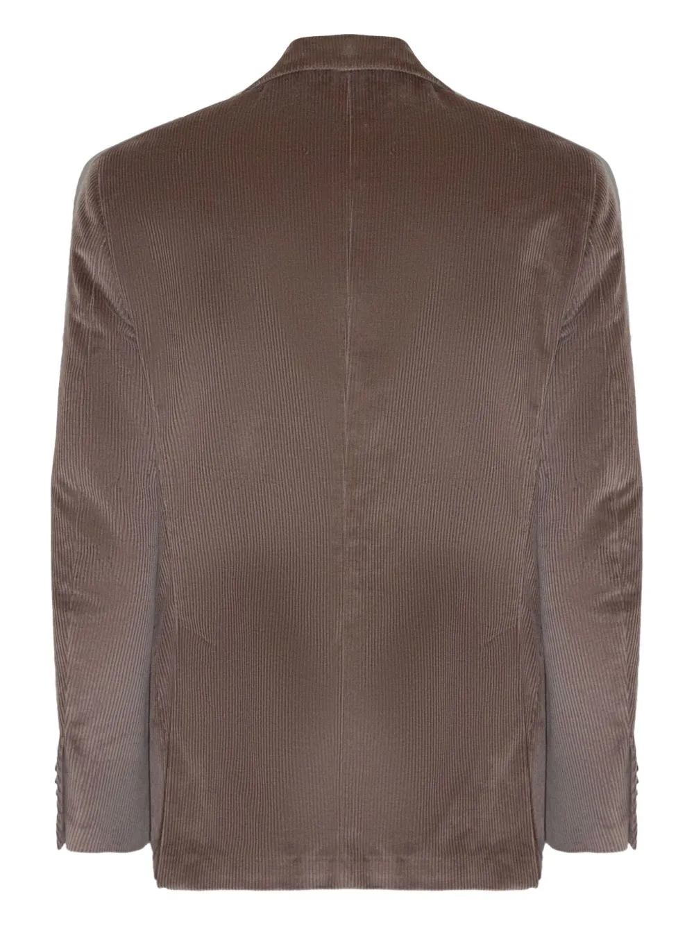 Lardini corduroy single-breasted blazer Bruin