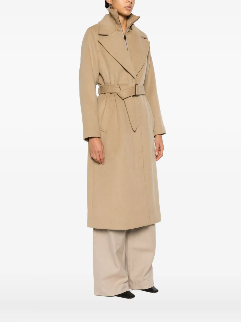 Woolrich Jas met gekerfde revers Bruin