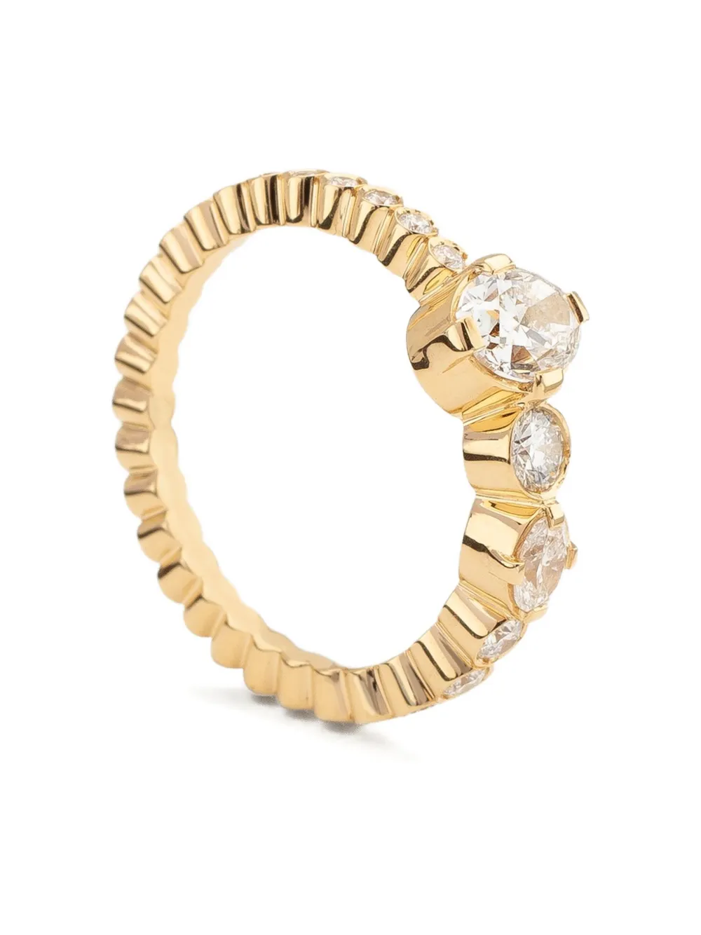 Sophie Bille Brahe 18K yellow gold Ensemble de Sky diamond ring | Image 2