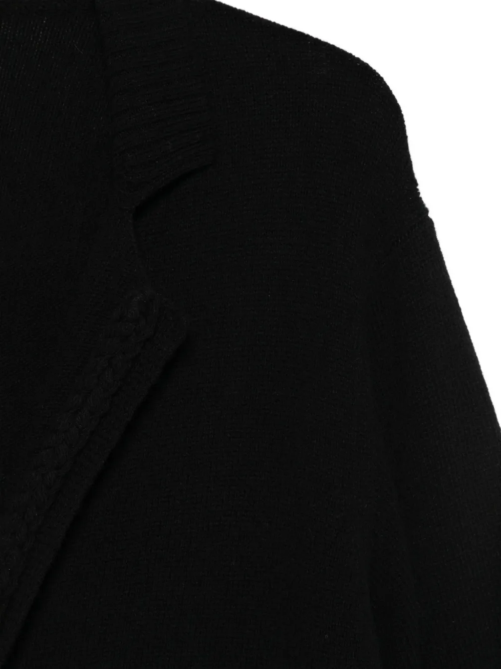 Yohji Yamamoto Wollen vest Zwart