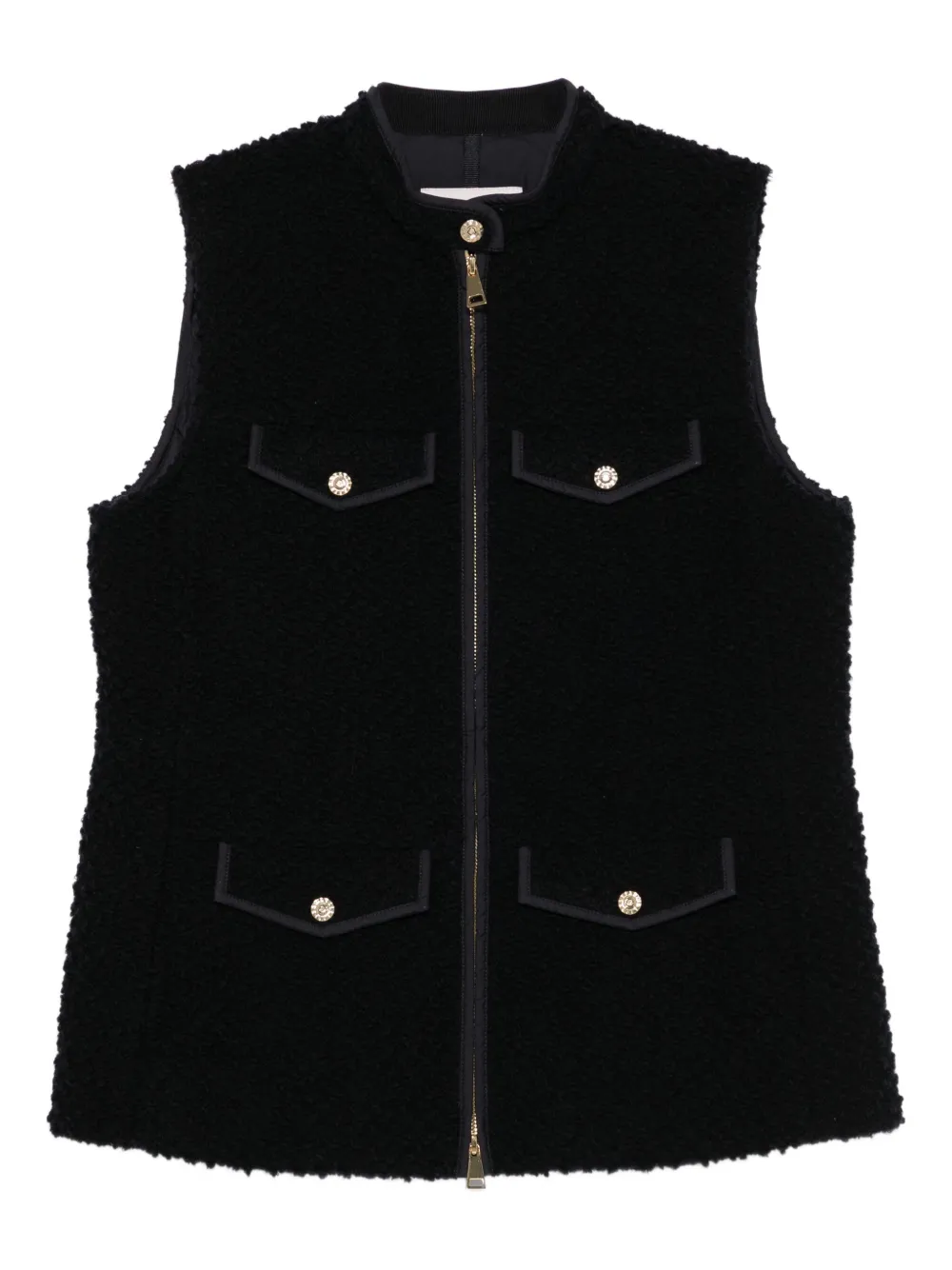 Moncler multi-pocket zip-front gilet | Blue | Image 1