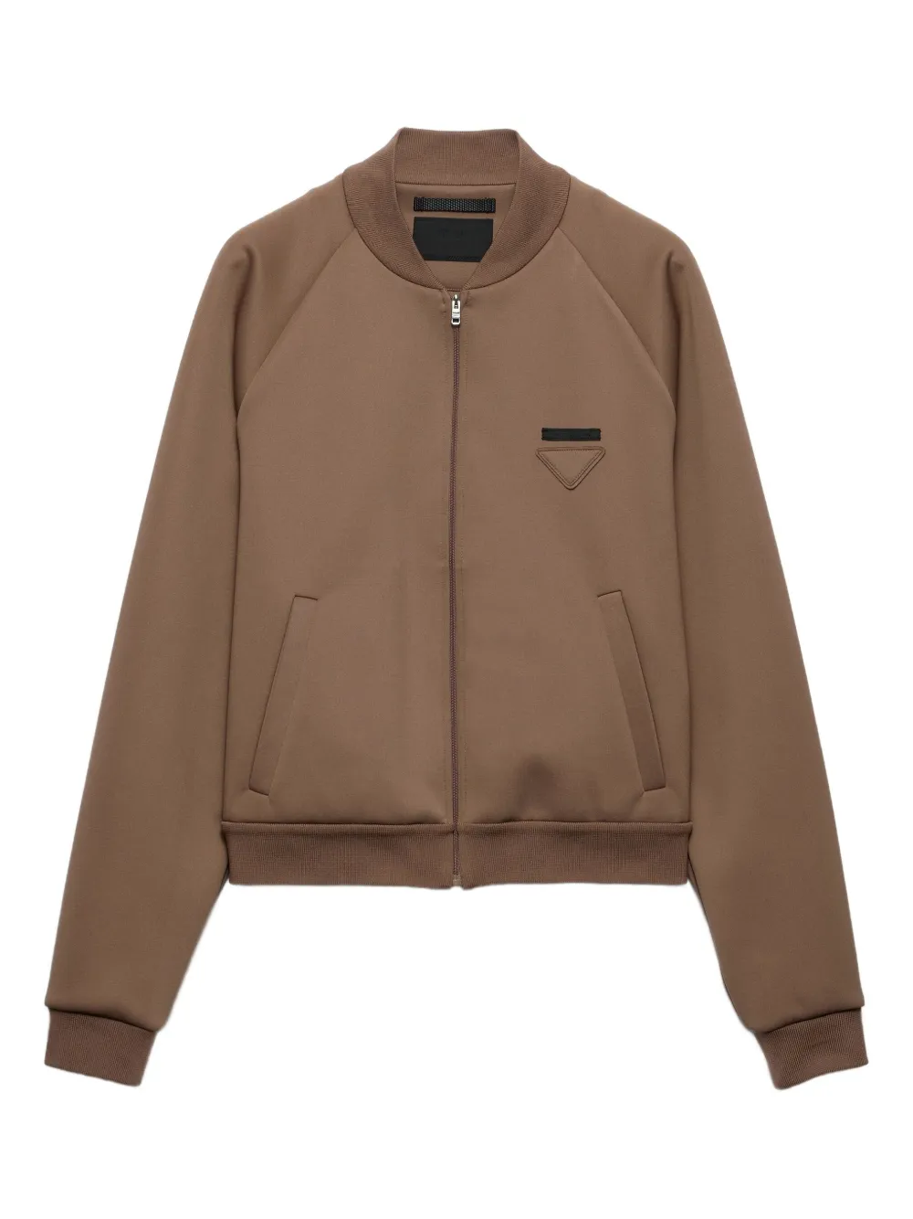 Prada logo-patch bomber jacket Bruin