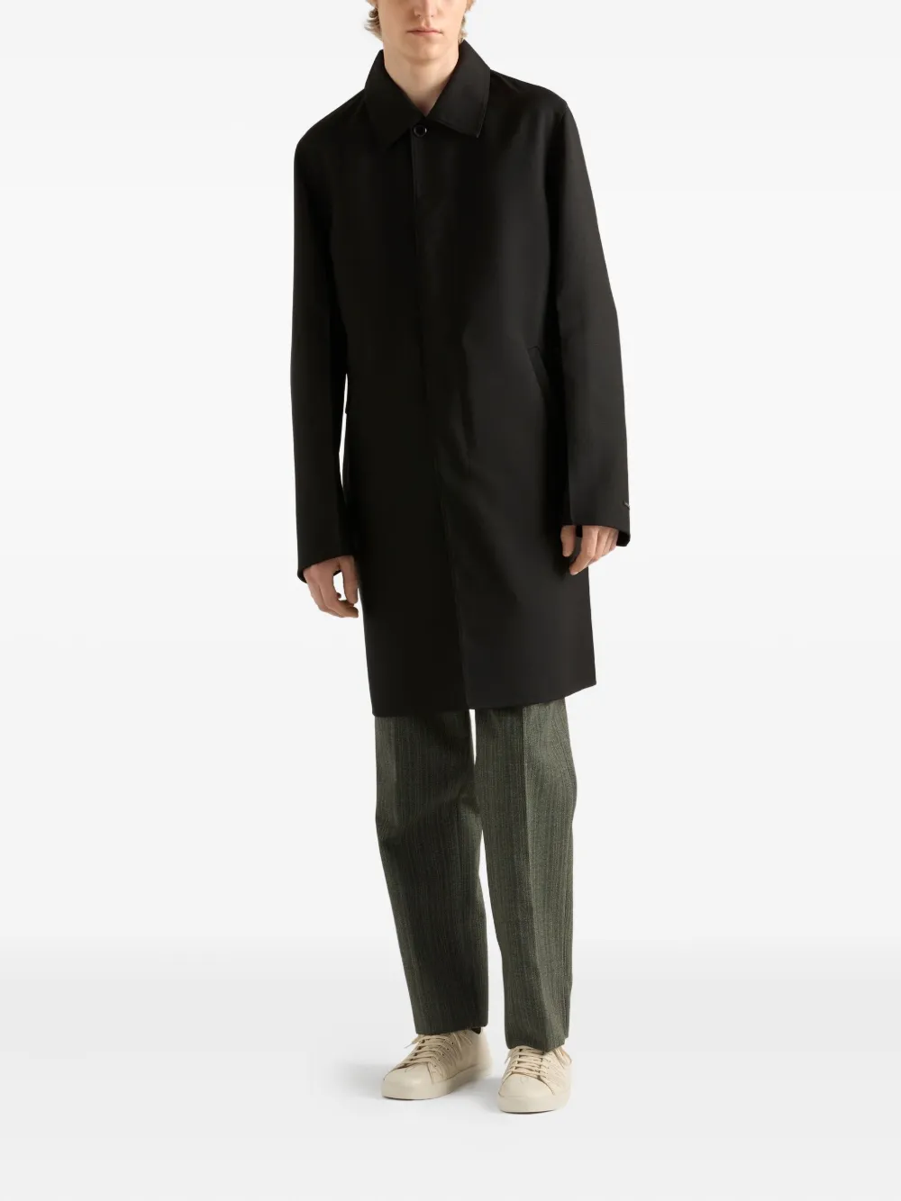 Prada wool coat Zwart