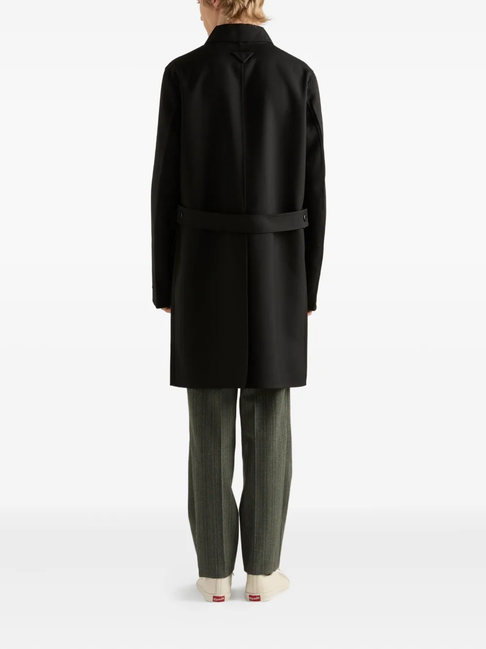 Prada wool coat Zwart