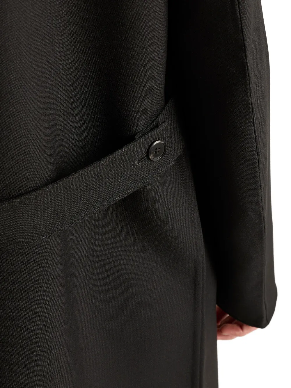 Prada wool coat Zwart