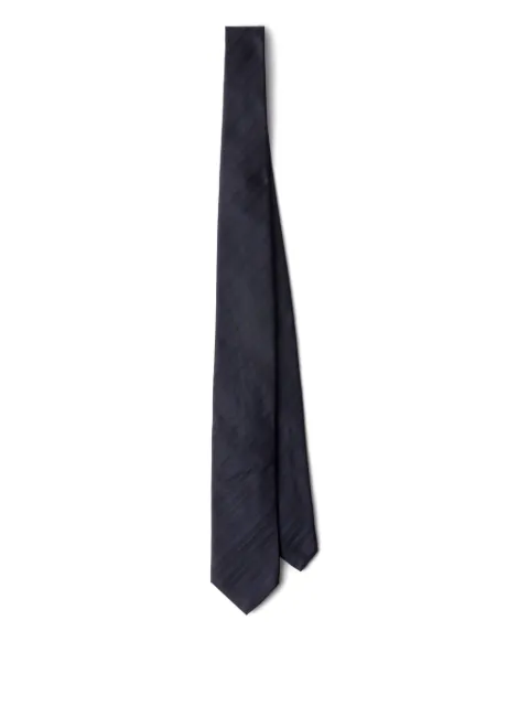 Prada striped-pattern silk tie