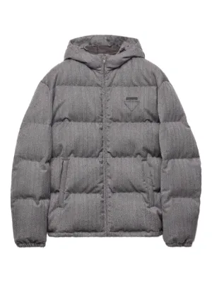 PRADA ダウンジャケット ダークグレー Prada（プラダ）メンズ ダウンジャケット - FARFETCH