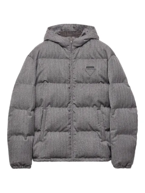 Prada hooded padded jacket