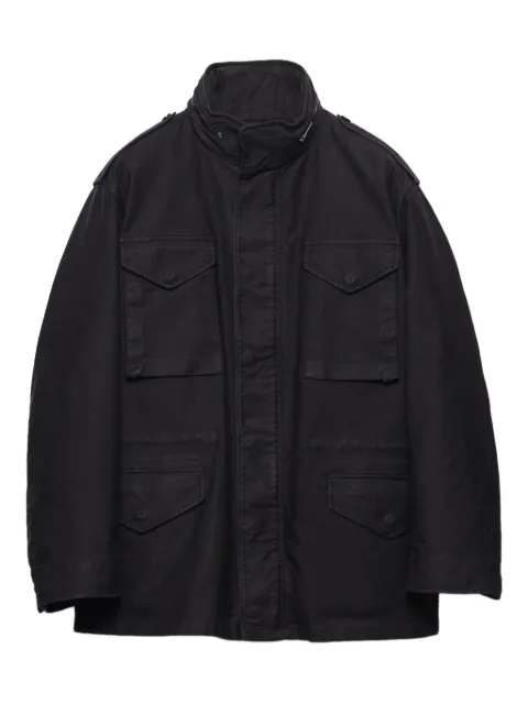 Prada flap-pocket cotton jacket