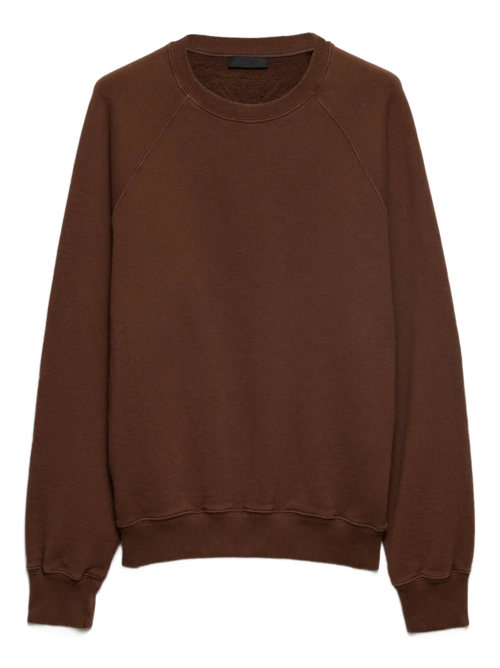 Prada logo-patch sweater Bruin