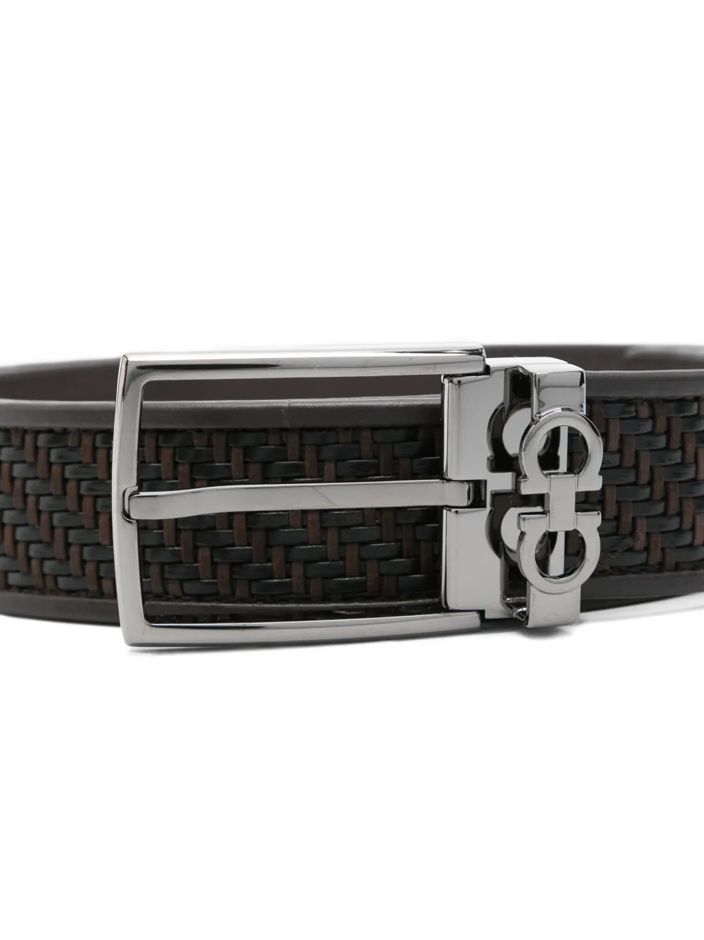 Ferragamo leather belt - Zwart