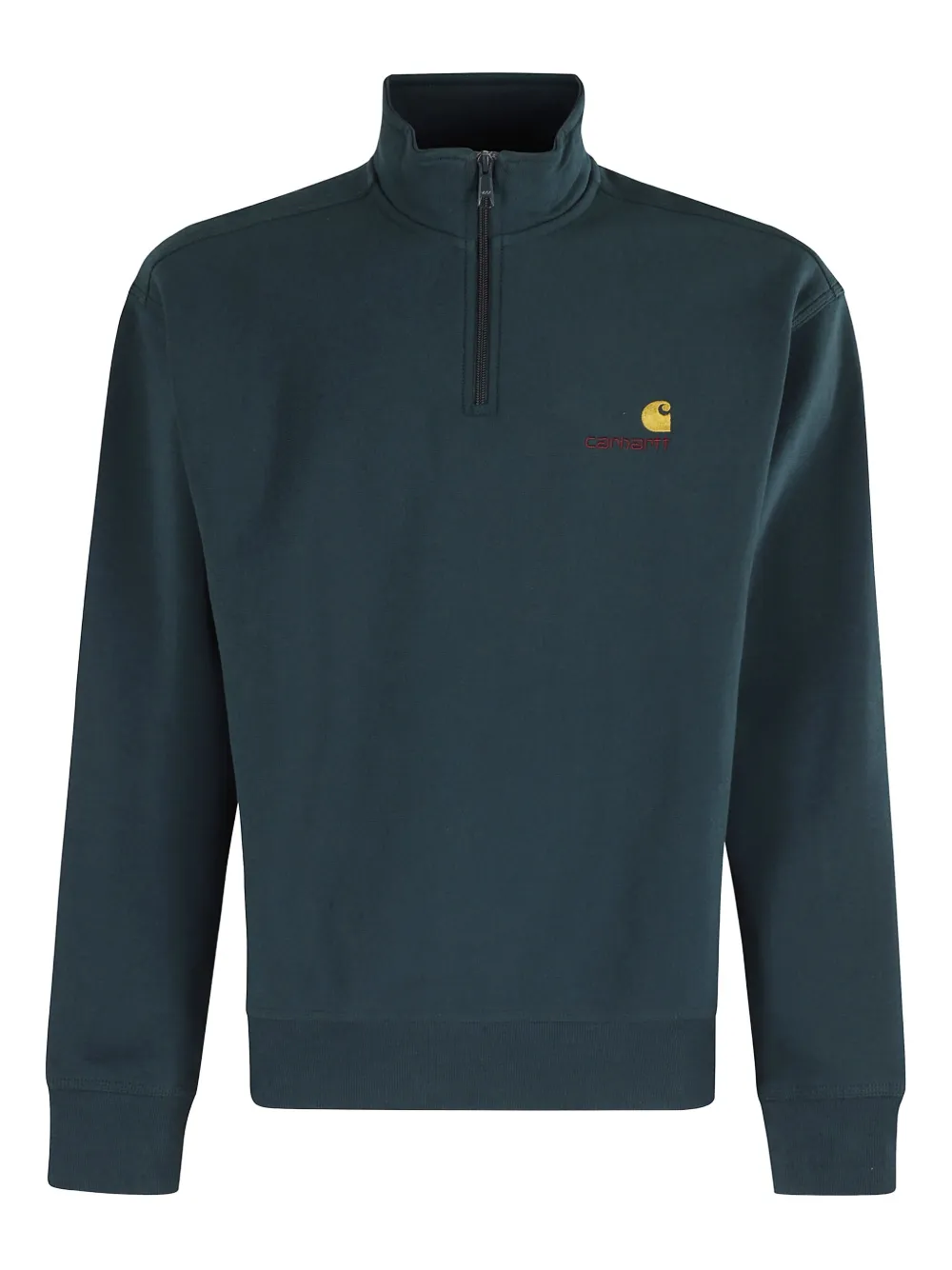 Carhartt WIP half-zip sweatshirt DEEP LAGOON