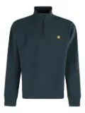 Carhartt WIP half-zip sweatshirt - DEEP LAGOON