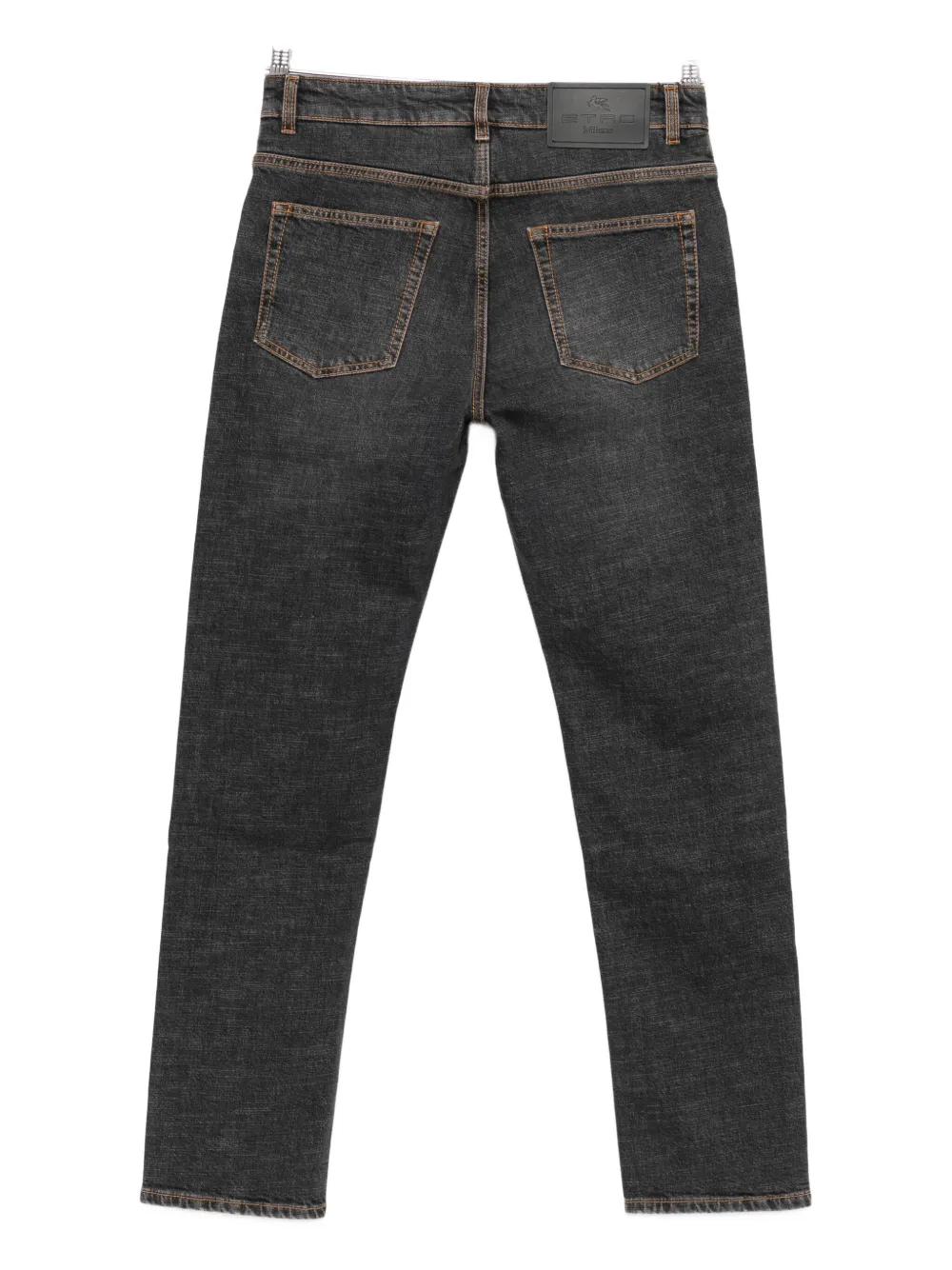 ETRO Jeans met geborduurd logo Grijs