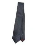 Canali geometric-pattern silk tie - Blue